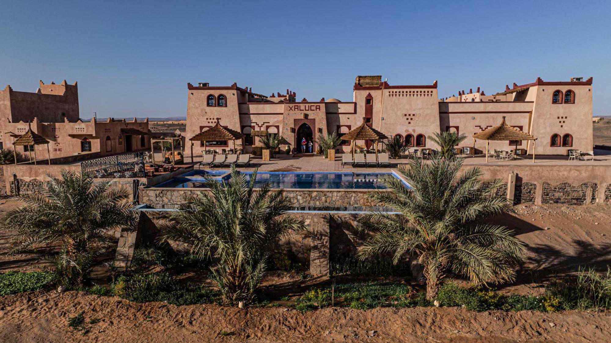 Hotel Riad Xaluca Мерзуга Экстерьер фото