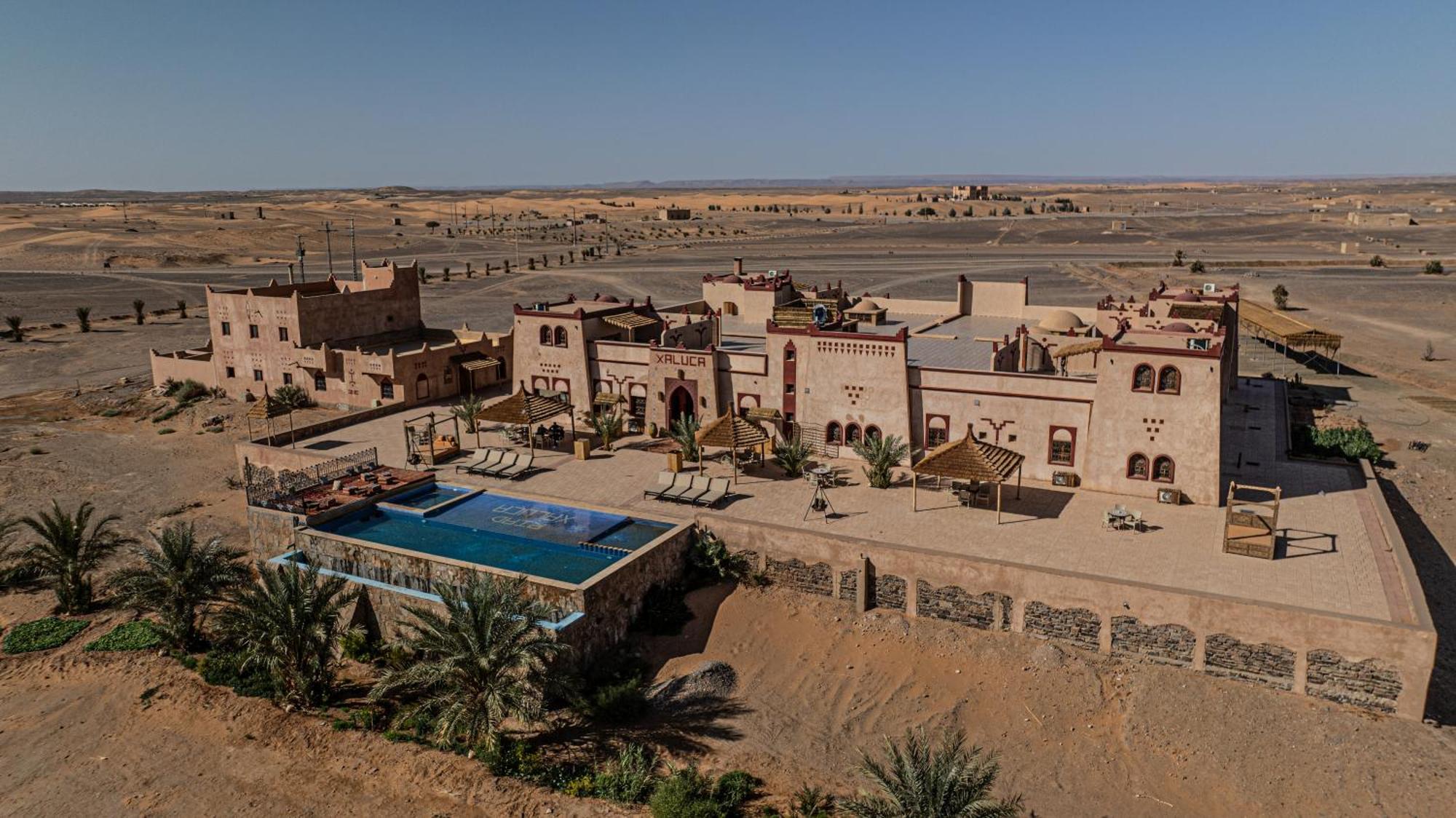 Hotel Riad Xaluca Мерзуга Экстерьер фото